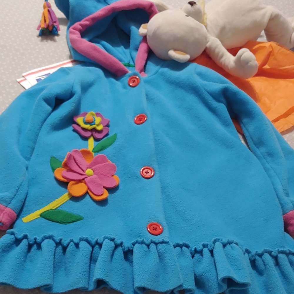 Girls American Widgeon Drop Waist Hooded Coat